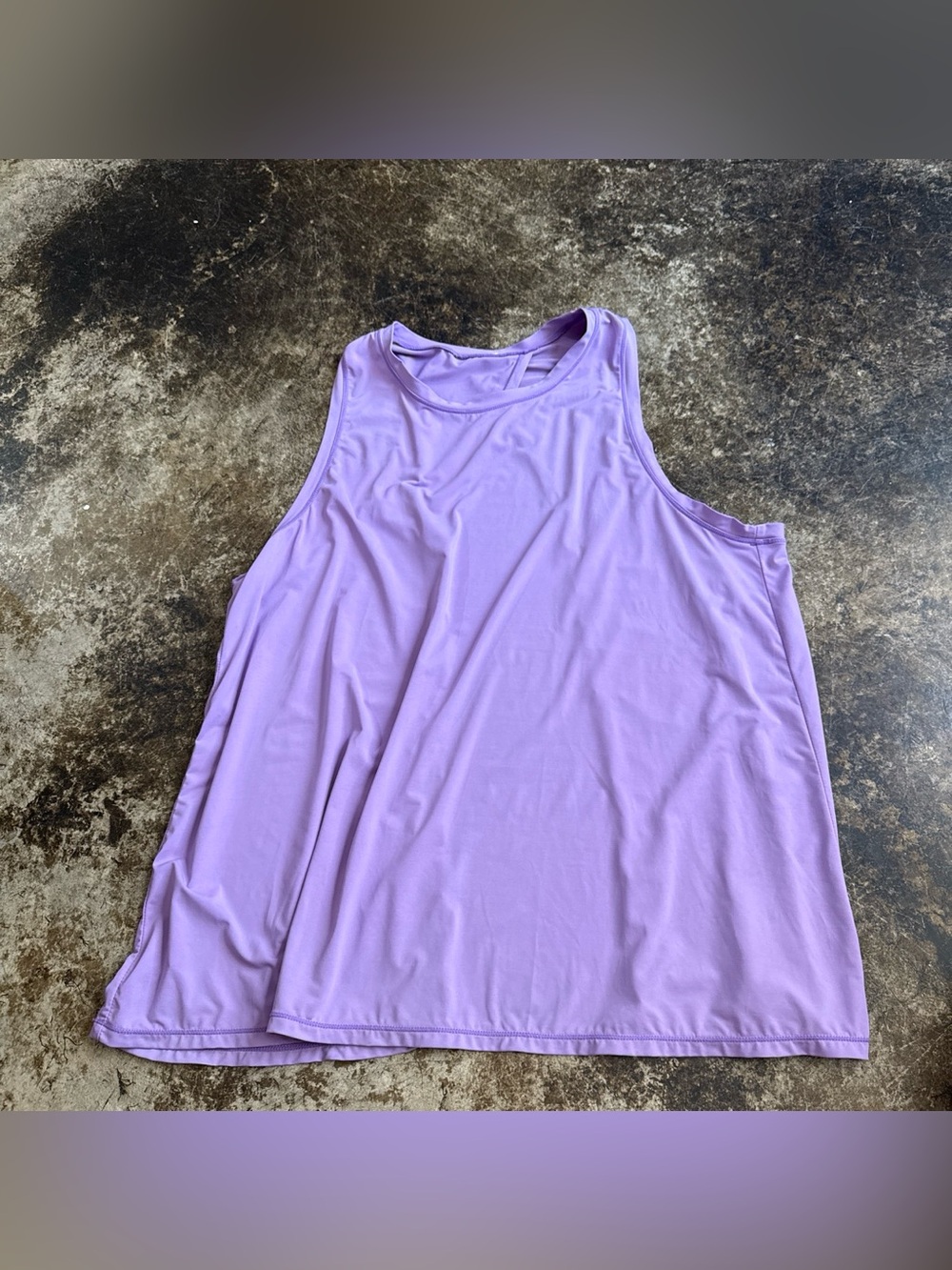 lululemon athletica Purple Tank Top with Open Back